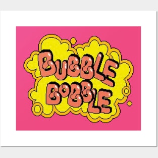 Bubble Bobble Logo Posters and Art